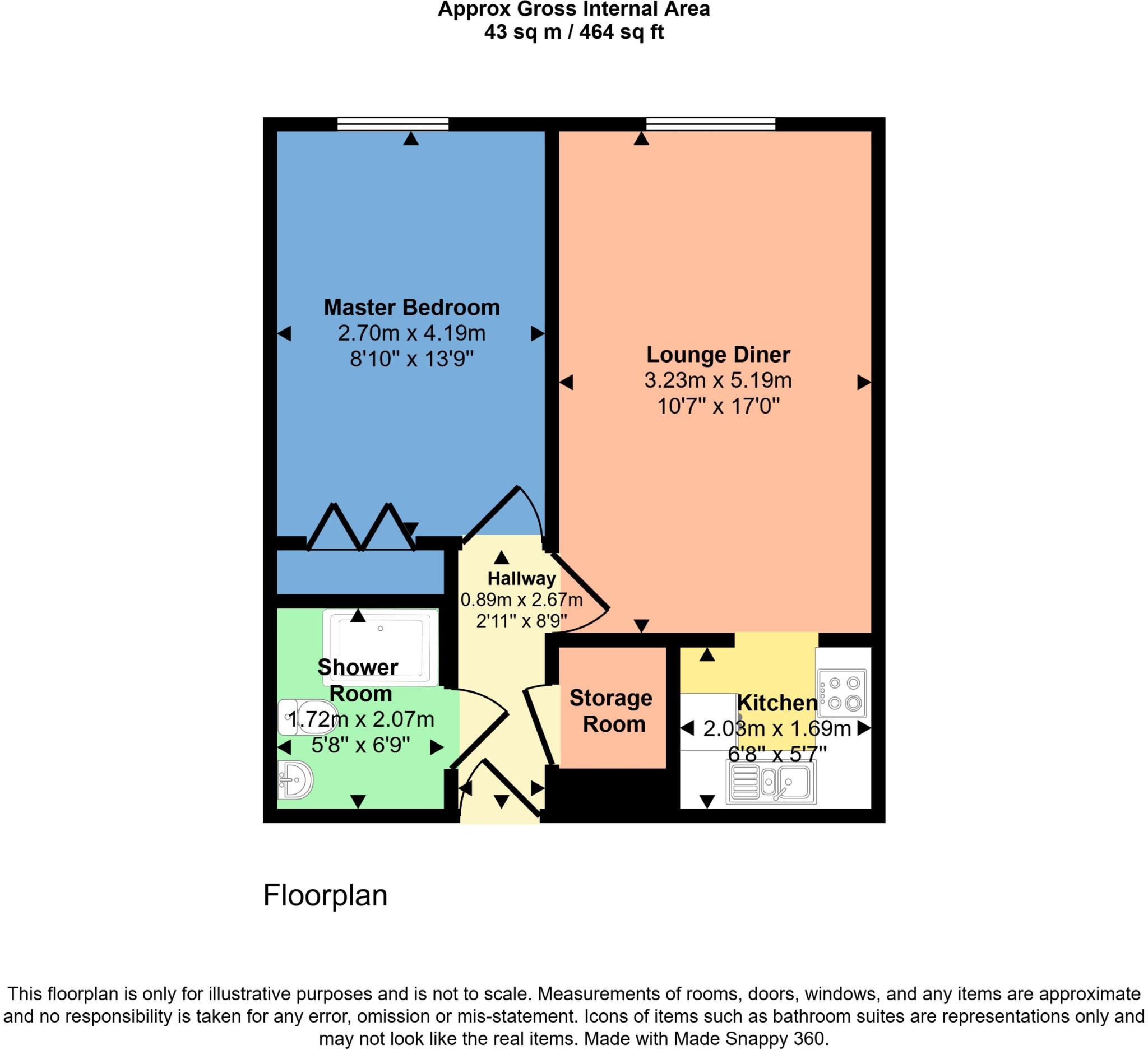 Weymouth Street, Warminster, BA12 floorplan