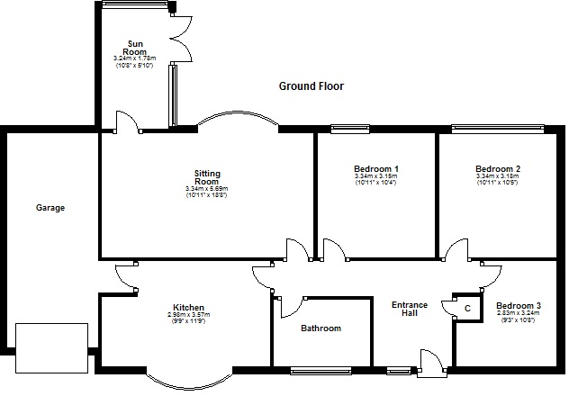 Howgate Road, Bembridge, Isle of Wight, PO35 5TF floorplan