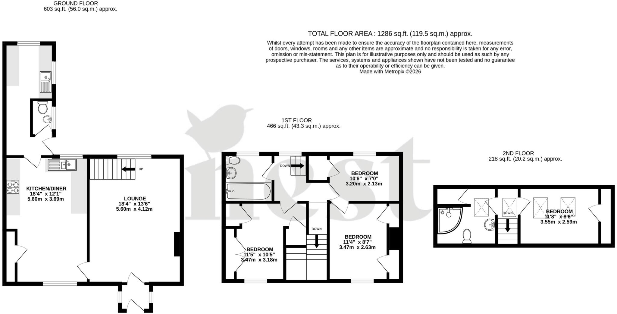 School Road, Monkton Heathfield floorplan