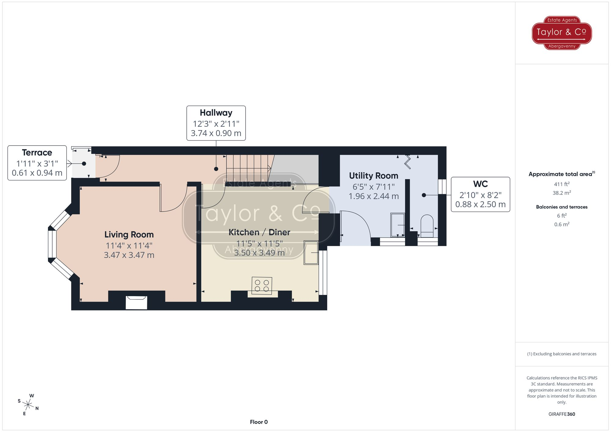 Ross Road, Abergavenny, NP7 floorplan