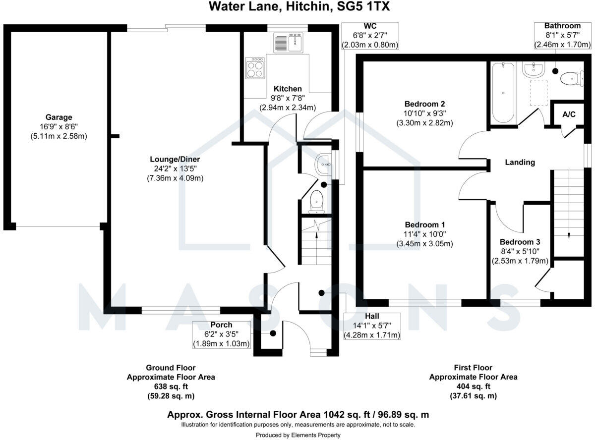 Water Lane, Hitchin, SG5 1TX floorplan