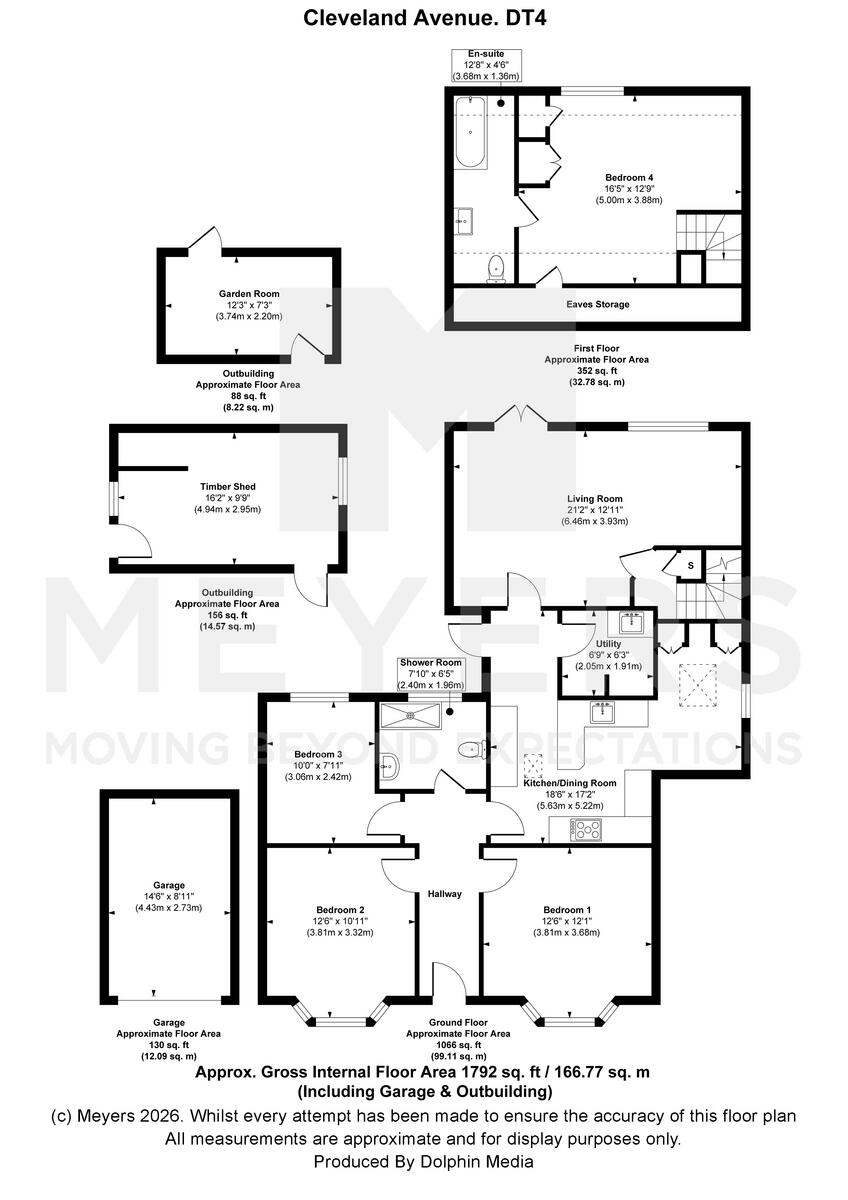Cleveland Avenue, Weymouth, DT4 7 floorplan