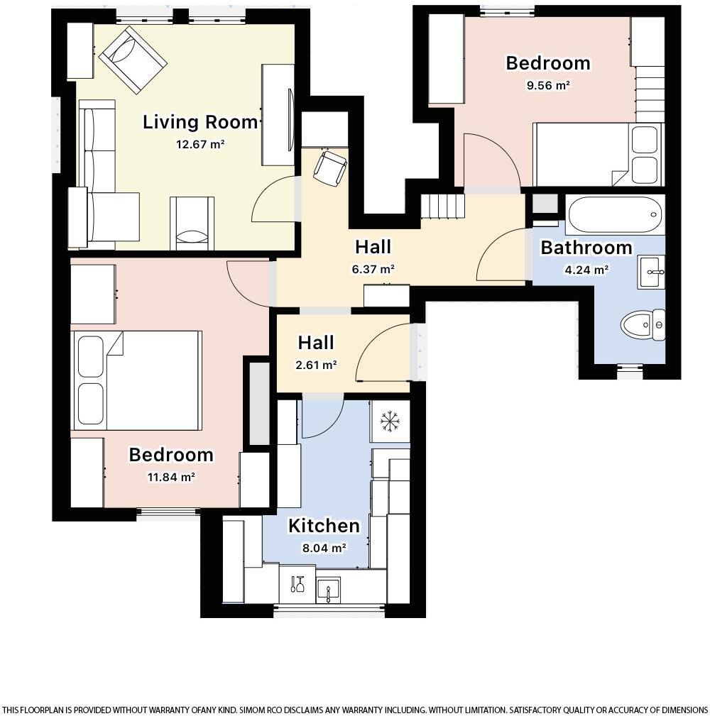 Ensbury Ave - GF Garden Flat, Ensbury Park floorplan
