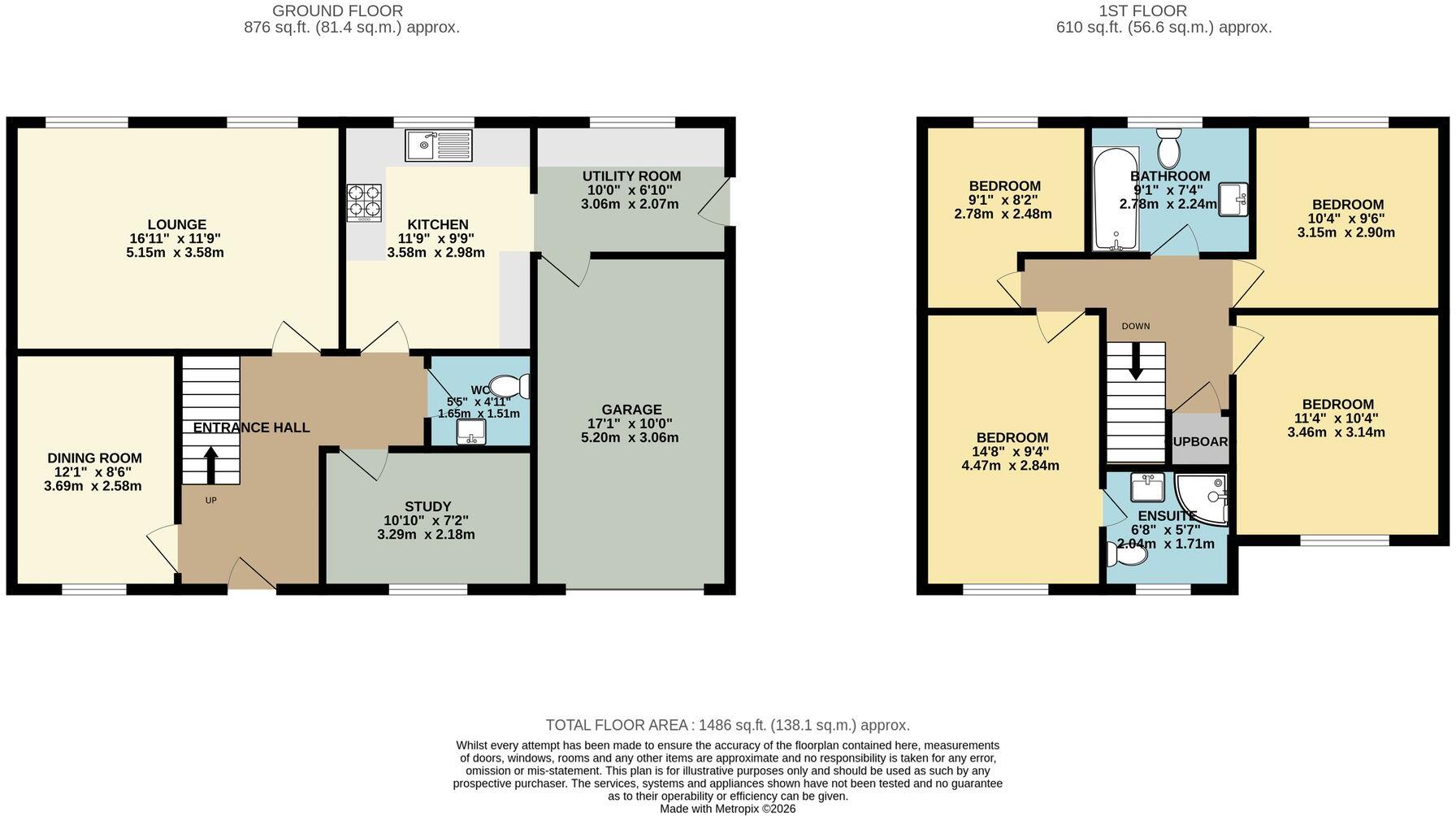 4, Corndean Meadow, Telford, TF3 floorplan