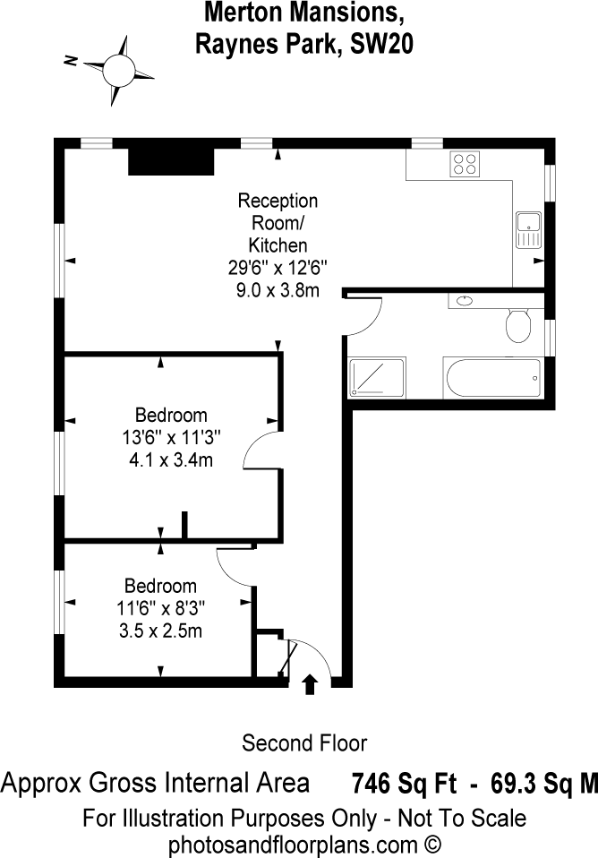 Bushey Road, Raynes Park, SW20 8DQ floorplan