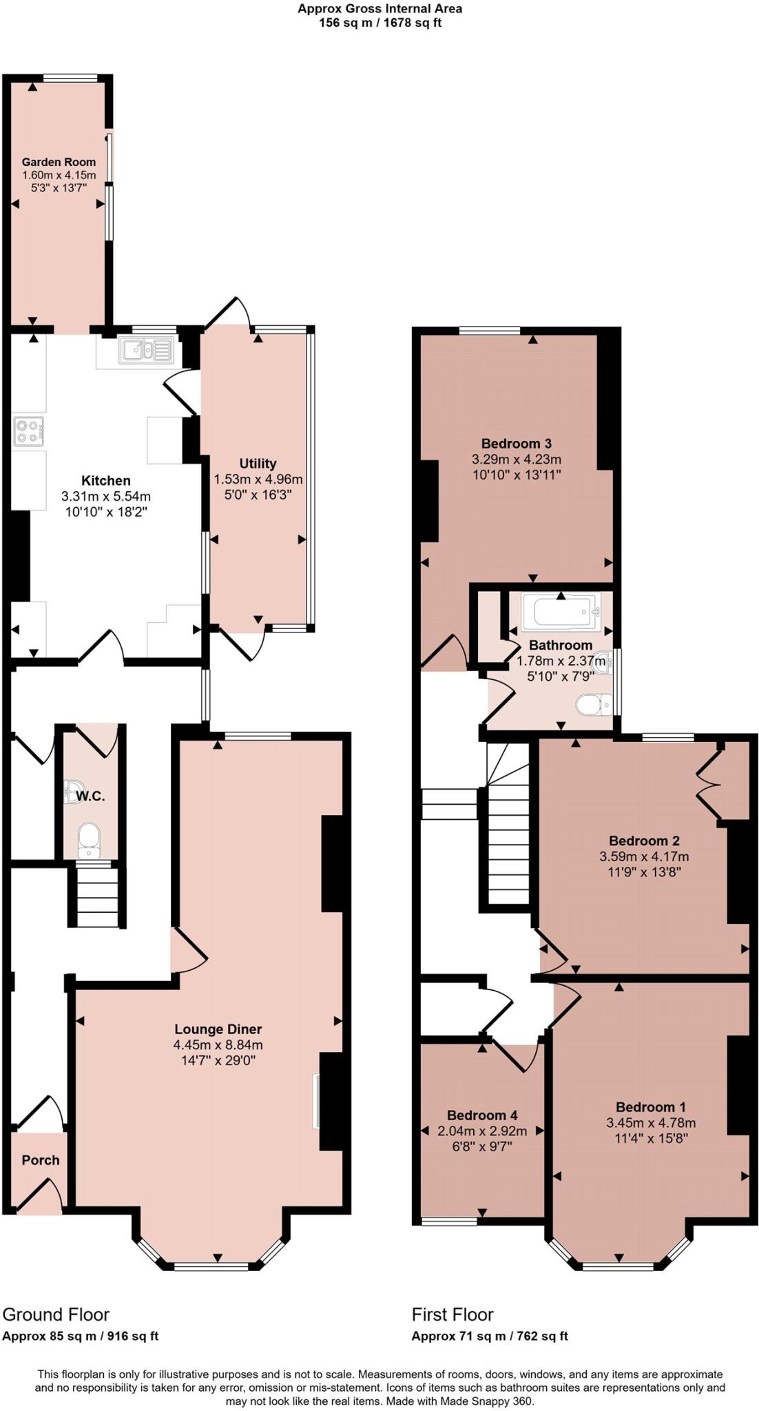 Nottingham Road, Melton Mowbray, Leicestershire floorplan