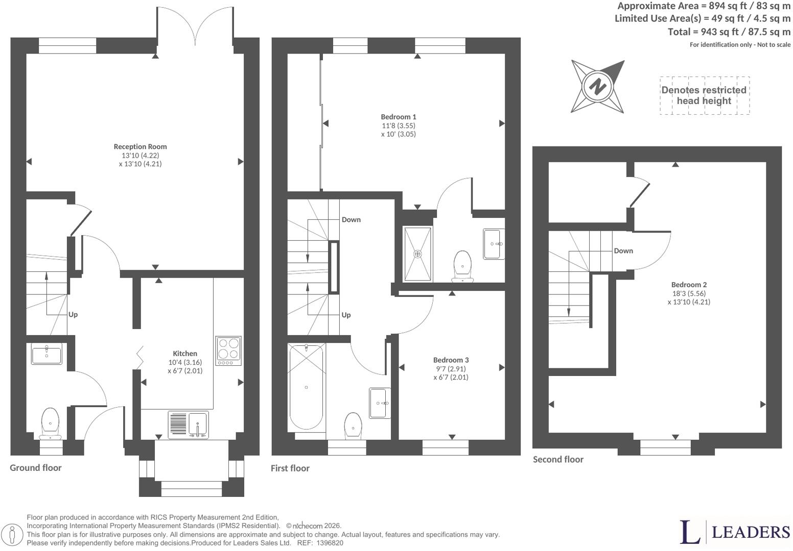 Ockley Road, Bognor Regis, West Sussex floorplan
