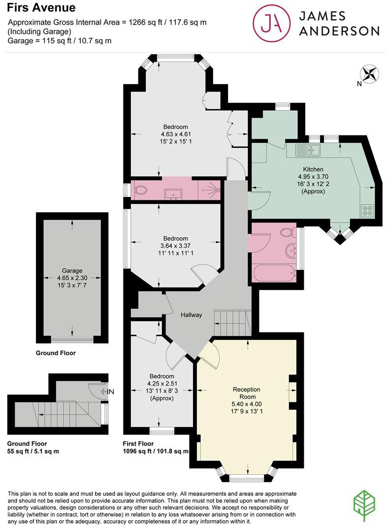 Firs Avenue, East Sheen, London floorplan