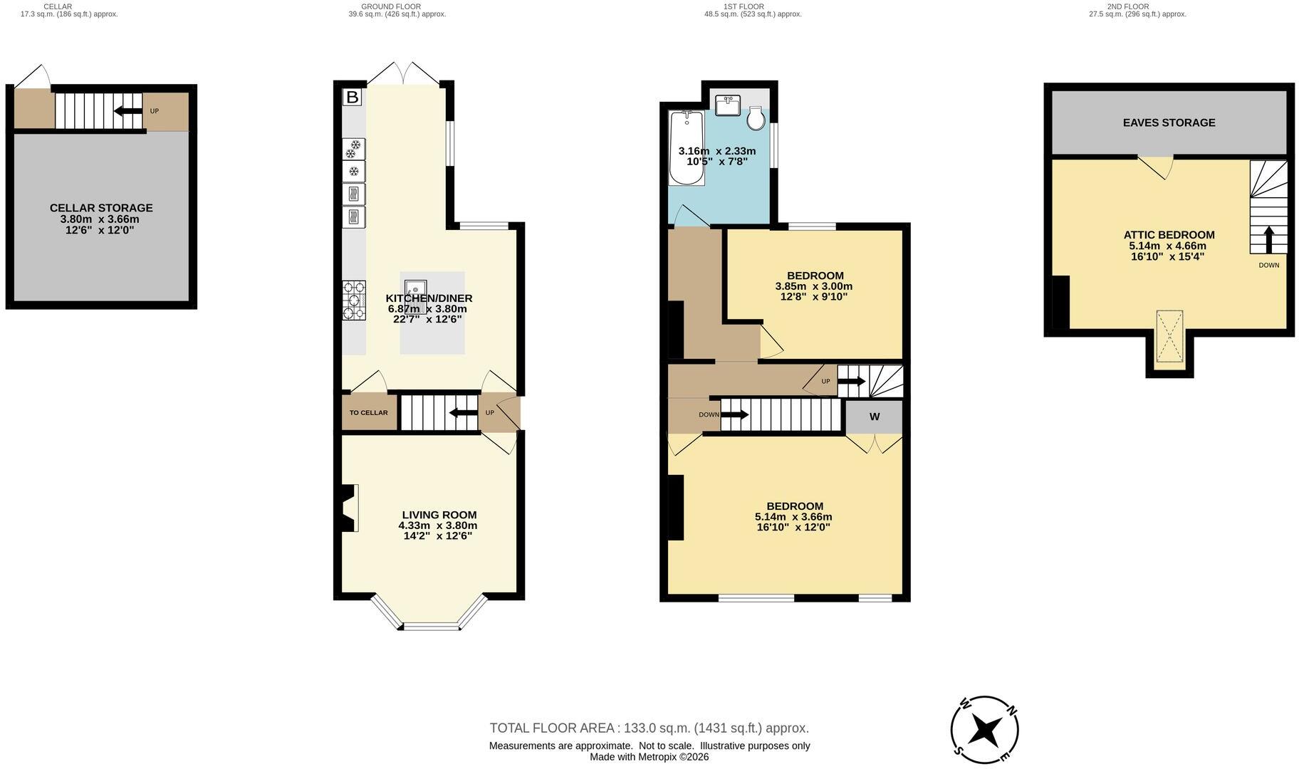Burcot Road, Sheffield, S8 floorplan