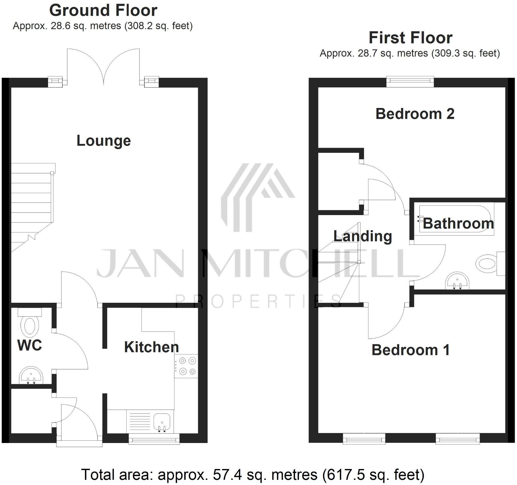 Lilac Crescent, Burnopfield, Newcastle upon Tyne floorplan
