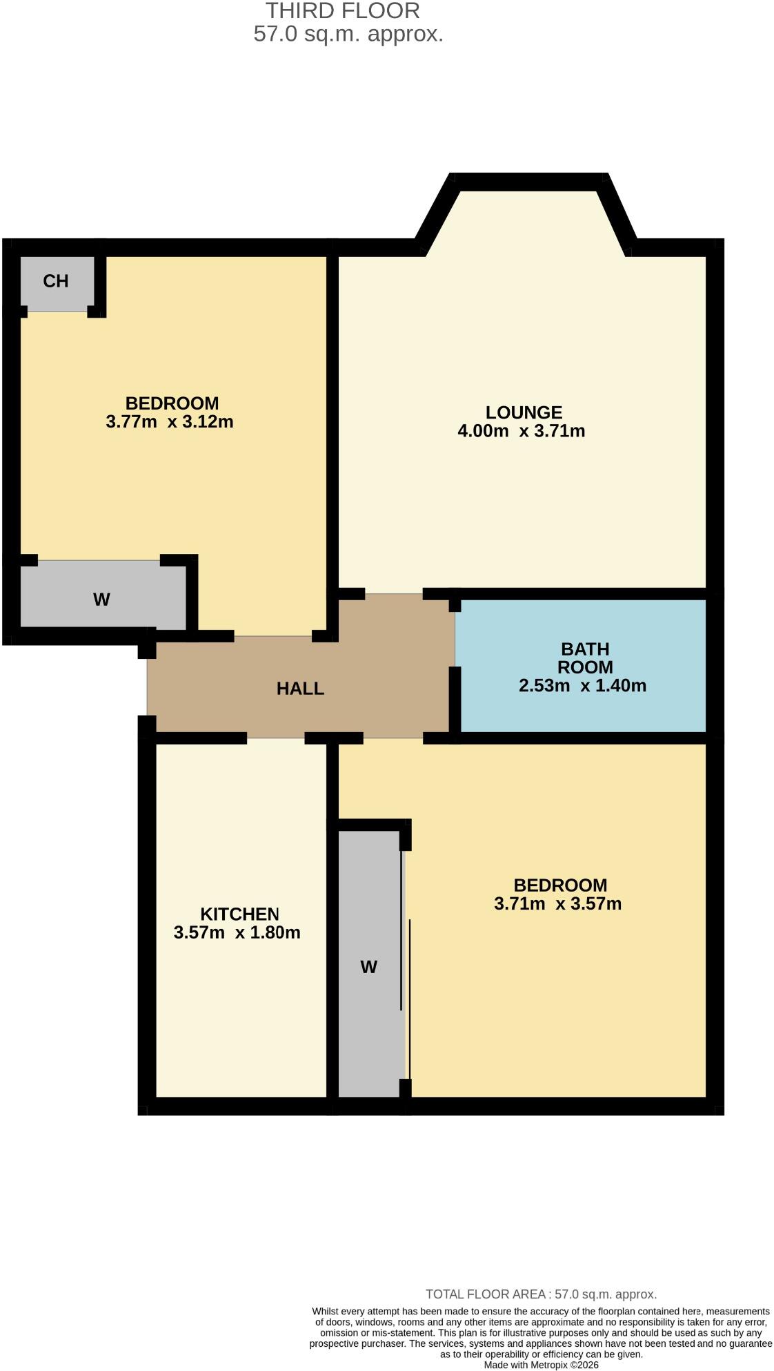 Clepington Road, Dundee, DD3 floorplan