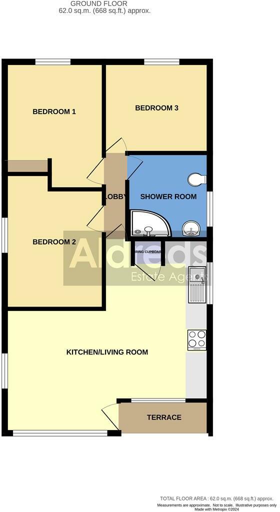 Sundowner Newport Road, Hemsby, Great Yarmouth floorplan