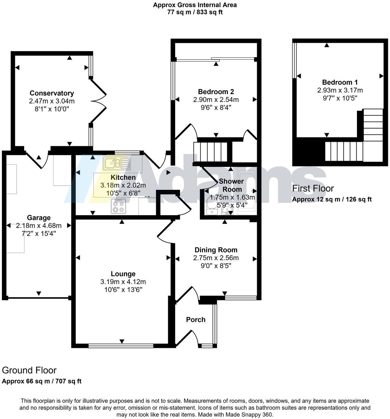 The Copse, Runcorn floorplan