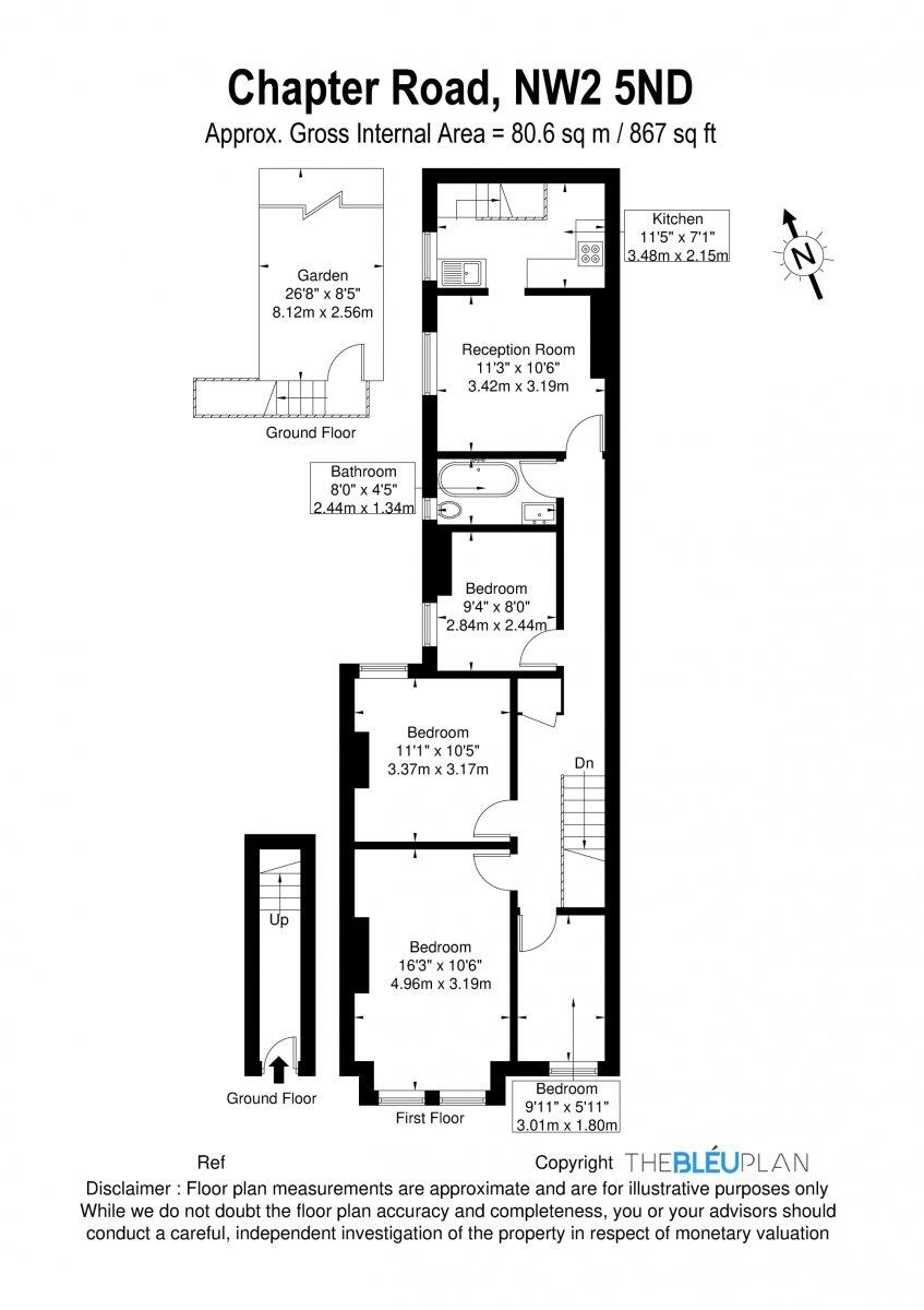 Chapter Road, Dollis Hill floorplan