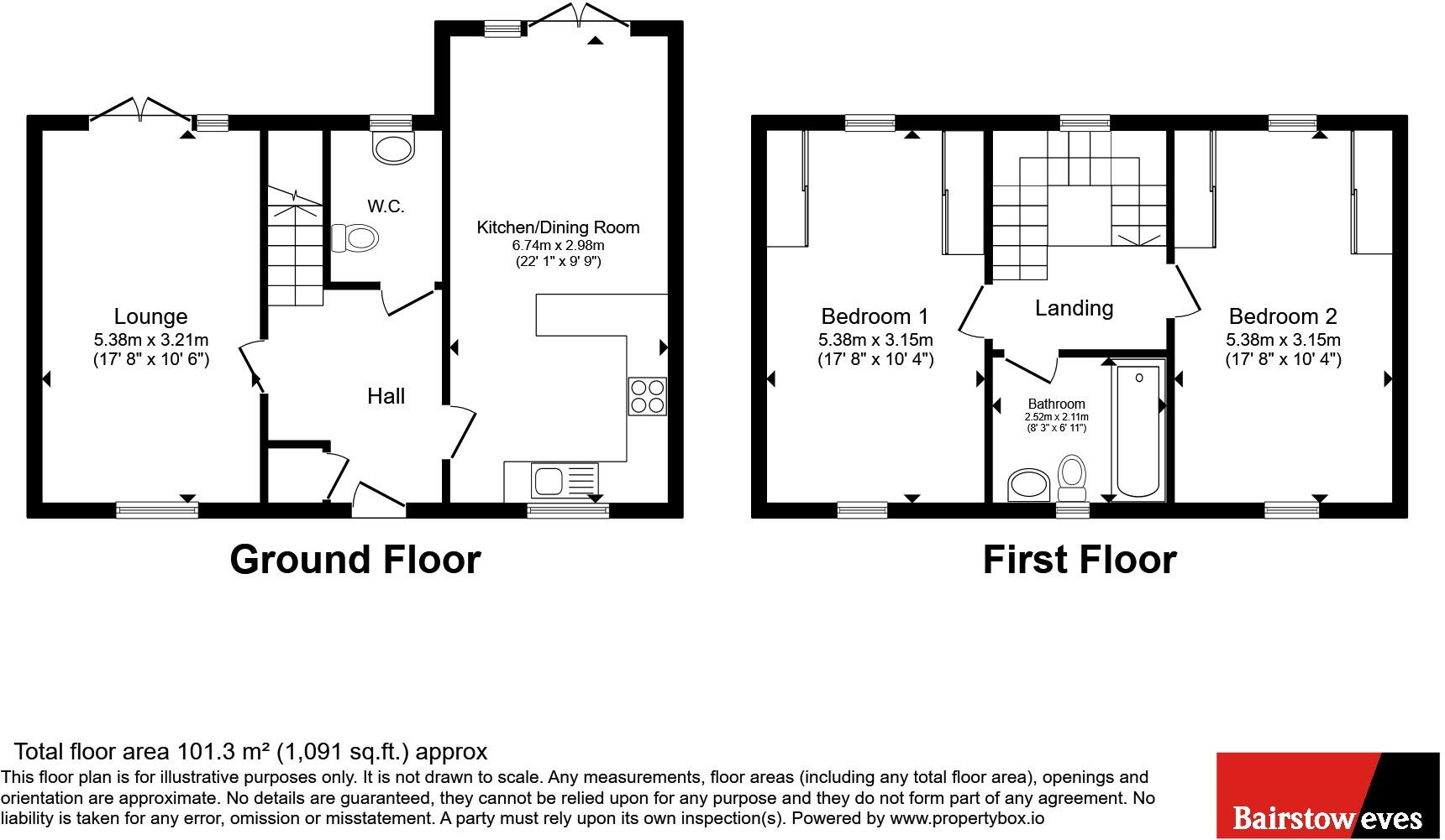 Ganels Mews, Ganels Road, Billericay, Essex, CM11 floorplan