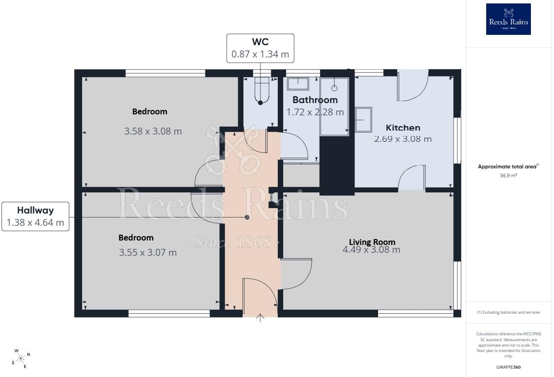 Townfield, Hebden Bridge, West Yorkshire, HX7 floorplan