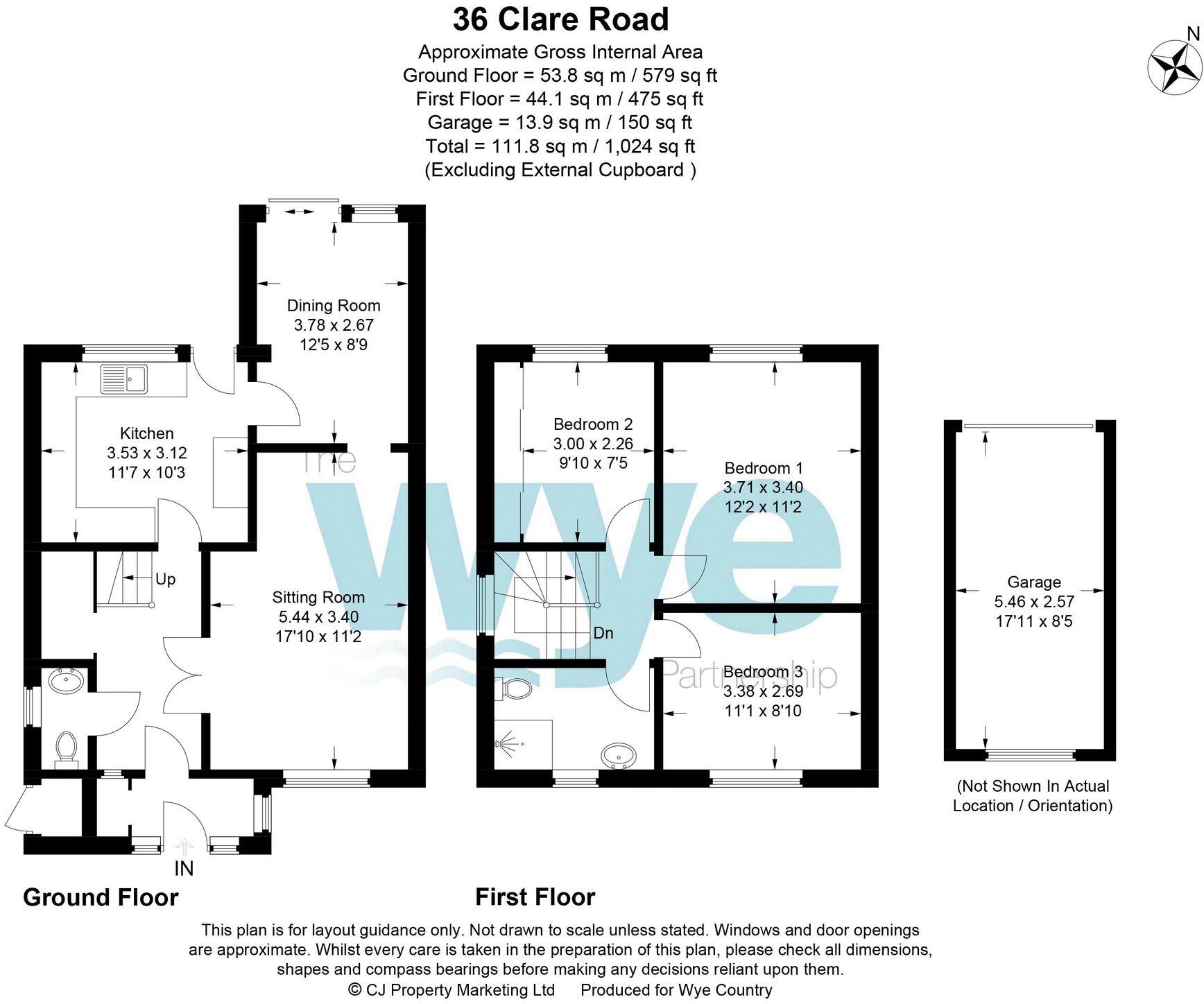 Clare Road, Prestwood, HP16 floorplan
