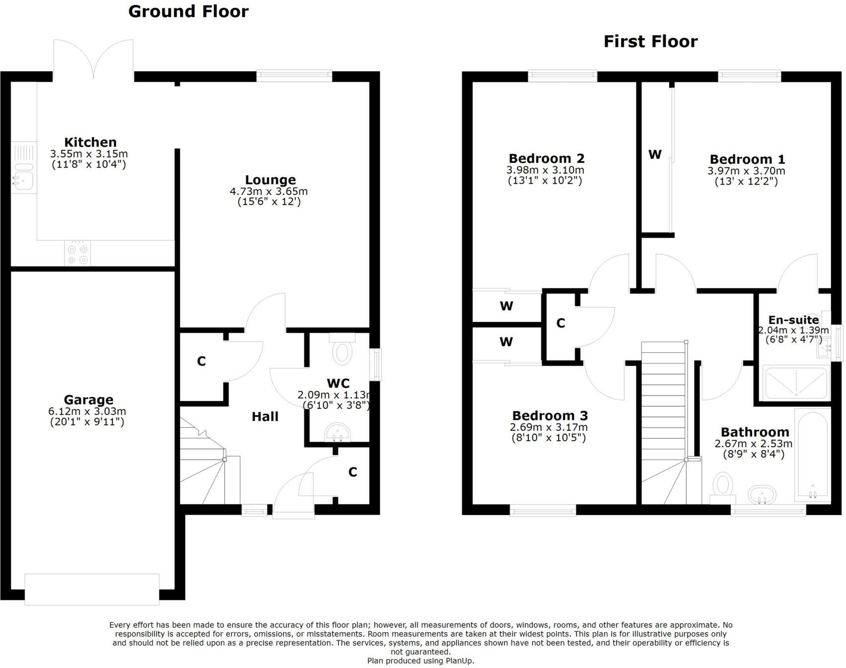 5 Tianna Gardens, Glengarnock, KA14 3BY floorplan