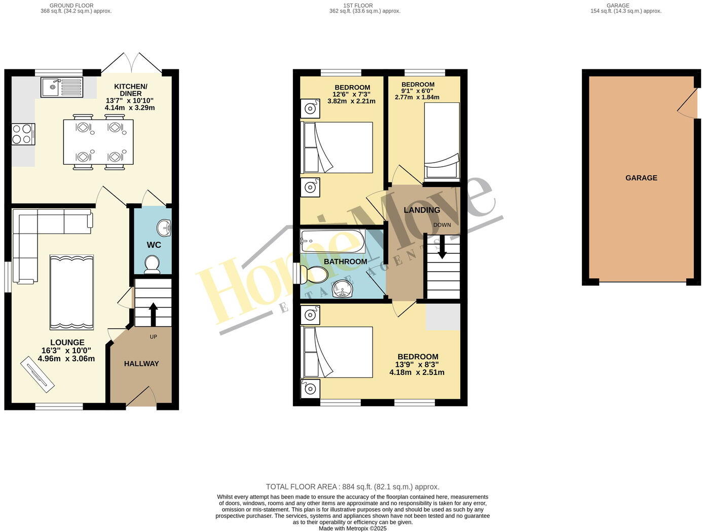 Diamond Close, New Ollerton, Nottinghamshire, NG22 9YP floorplan