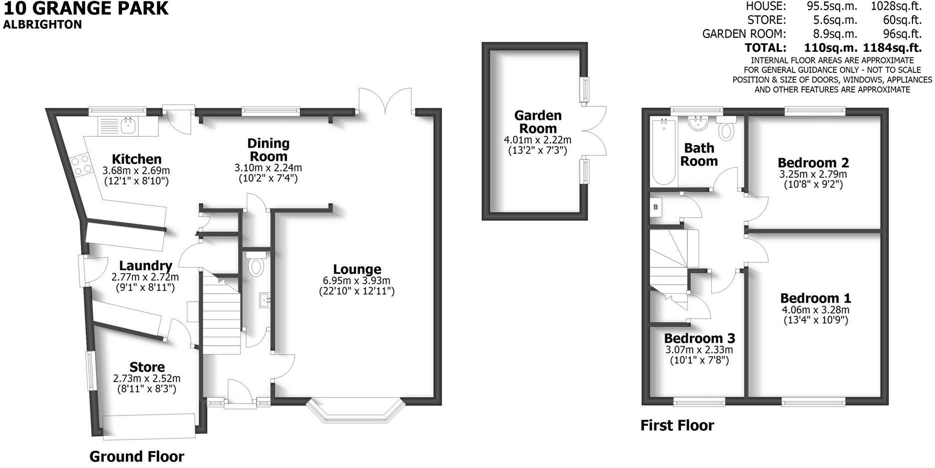 10 Grange Park, Albrighton, Wolverhampton, WV7 3EN floorplan