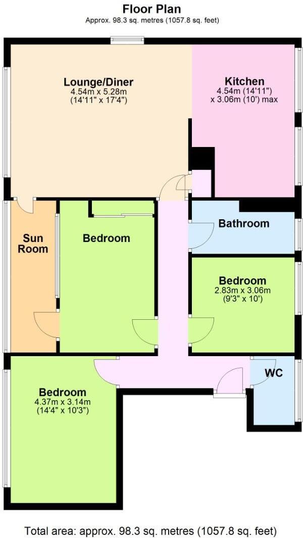 Beach Green, Shoreham-By-Sea floorplan