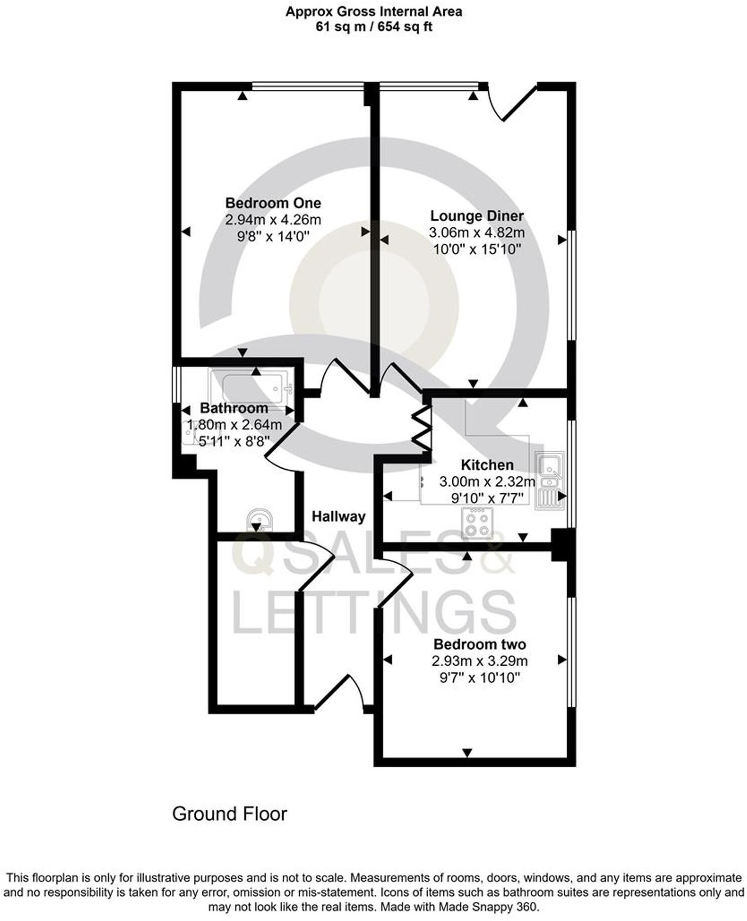 Surrey Road, Camelot, BH12 floorplan