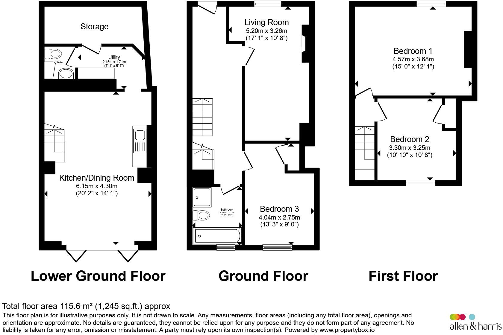 Worrall Road, Bristol floorplan