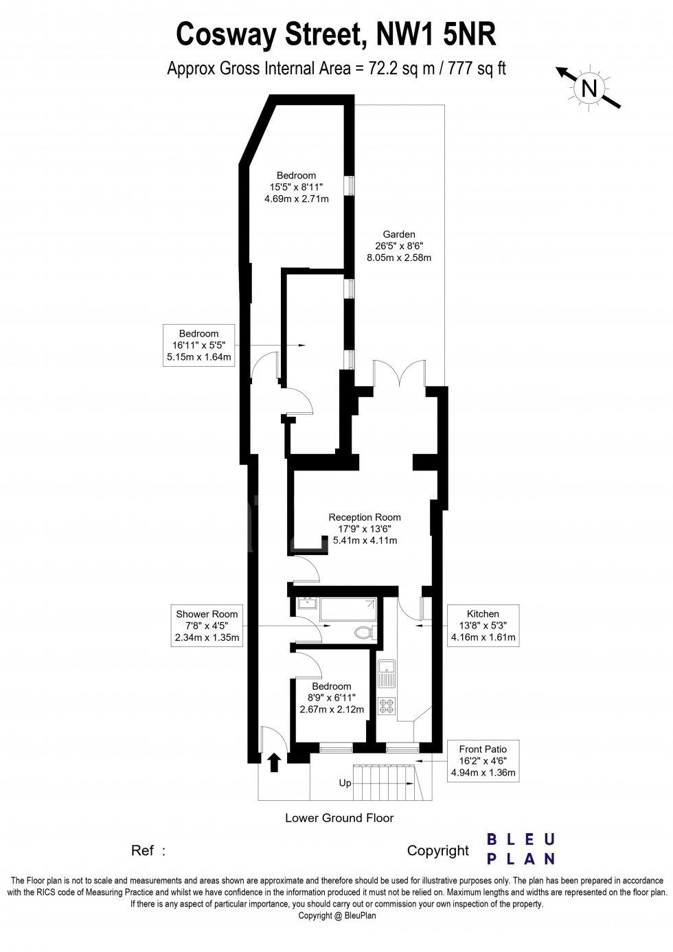Cosway Street, Marylebone NW1 floorplan