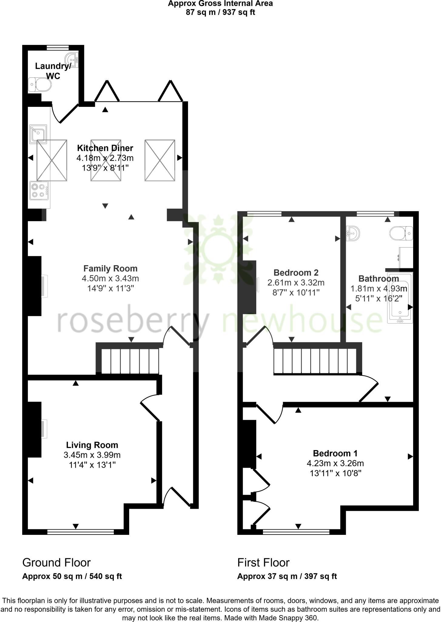 Linden Avenue, Great Ayton, Middlesbrough, North Yorkshire floorplan