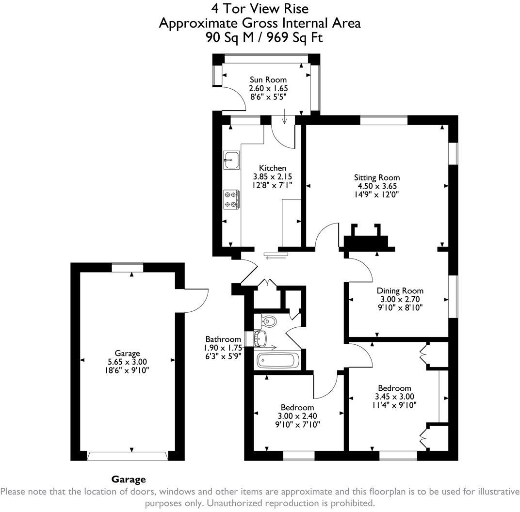 Tor View Rise, Cromford, Matlock floorplan