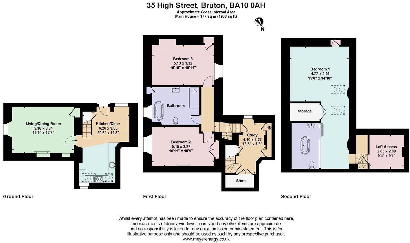 High Street, Bruton floorplan