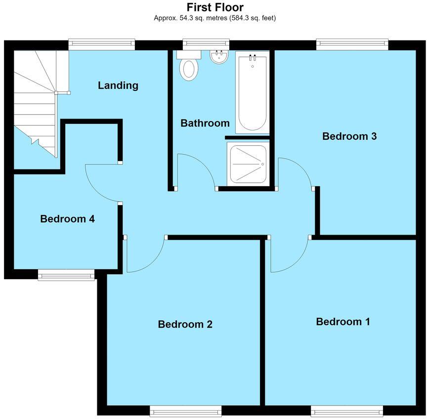 Elmcroft Road, North Kilworth, LE17 floorplan