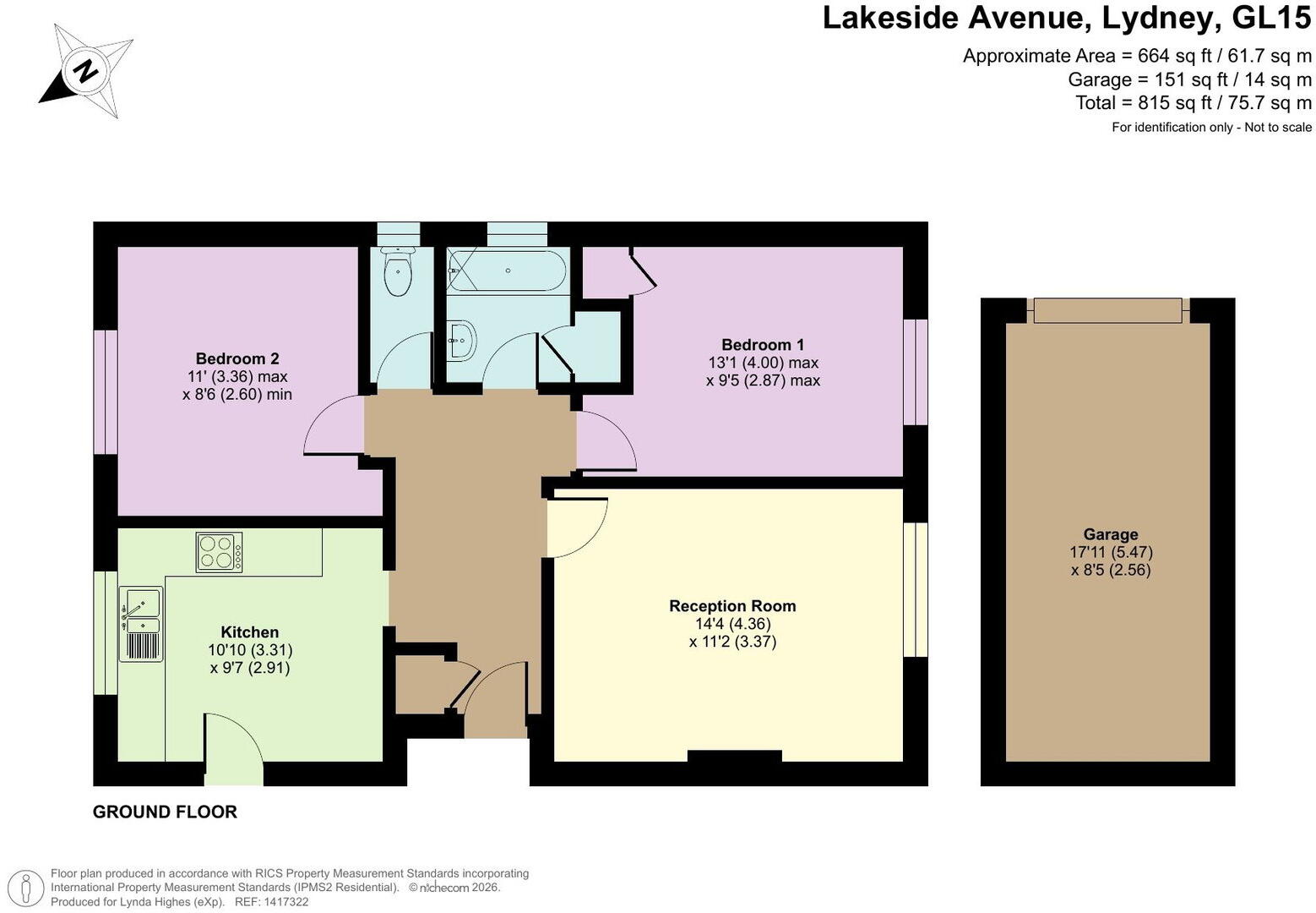 Lakeside Avenue, Lydney, GL15 5QB floorplan
