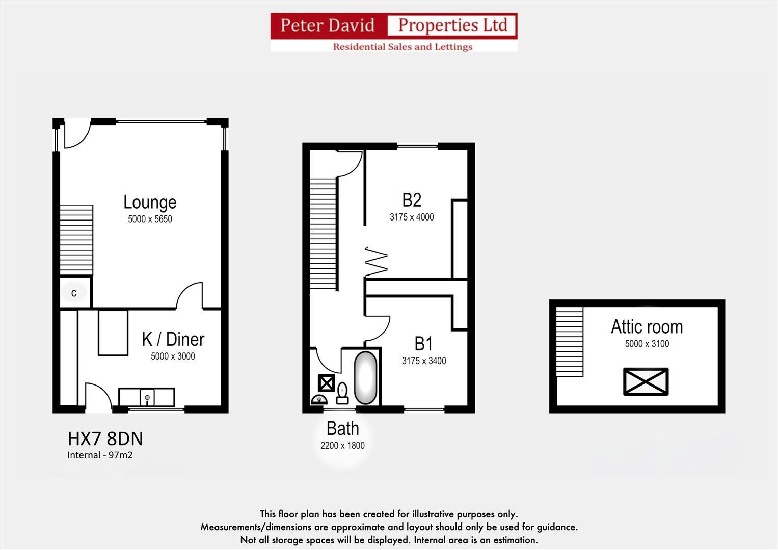 Hirst Grove, Dodd Naze, Hebden Bridge floorplan