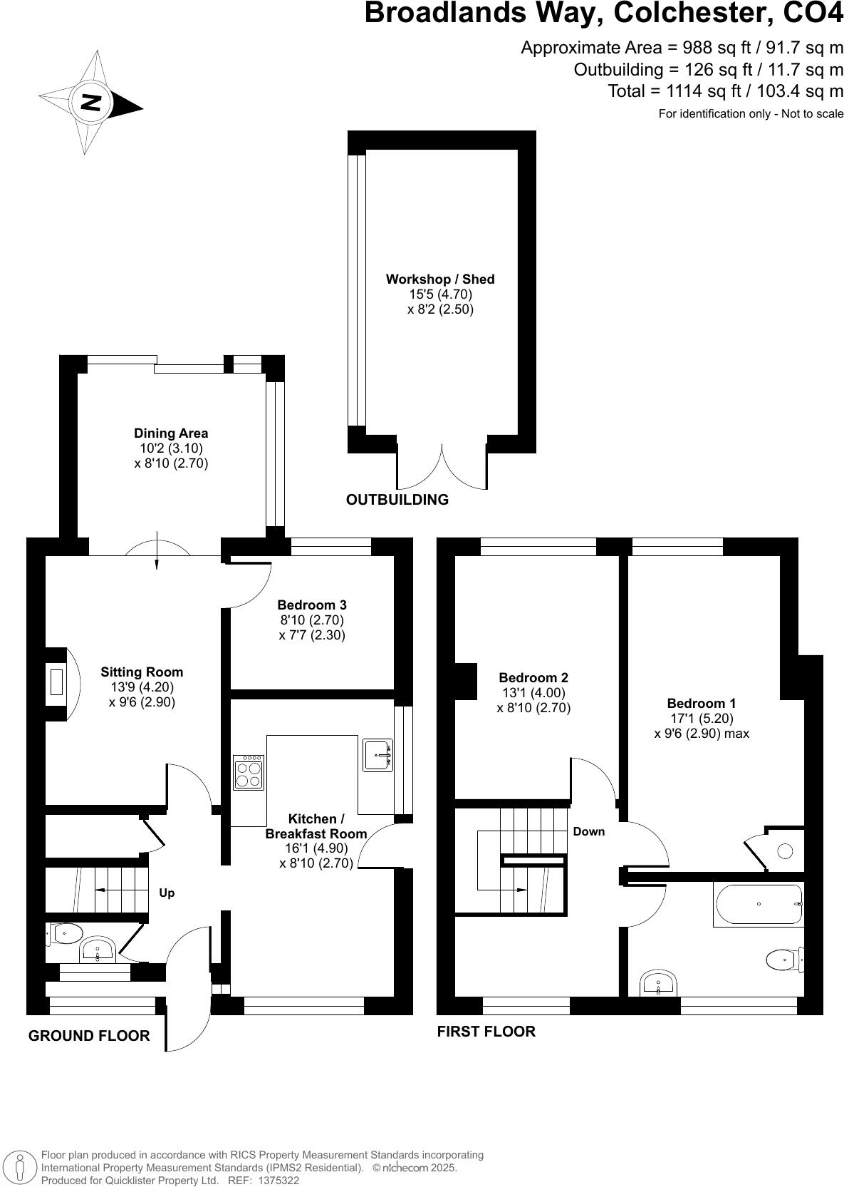 Broadlands Way, Colchester floorplan