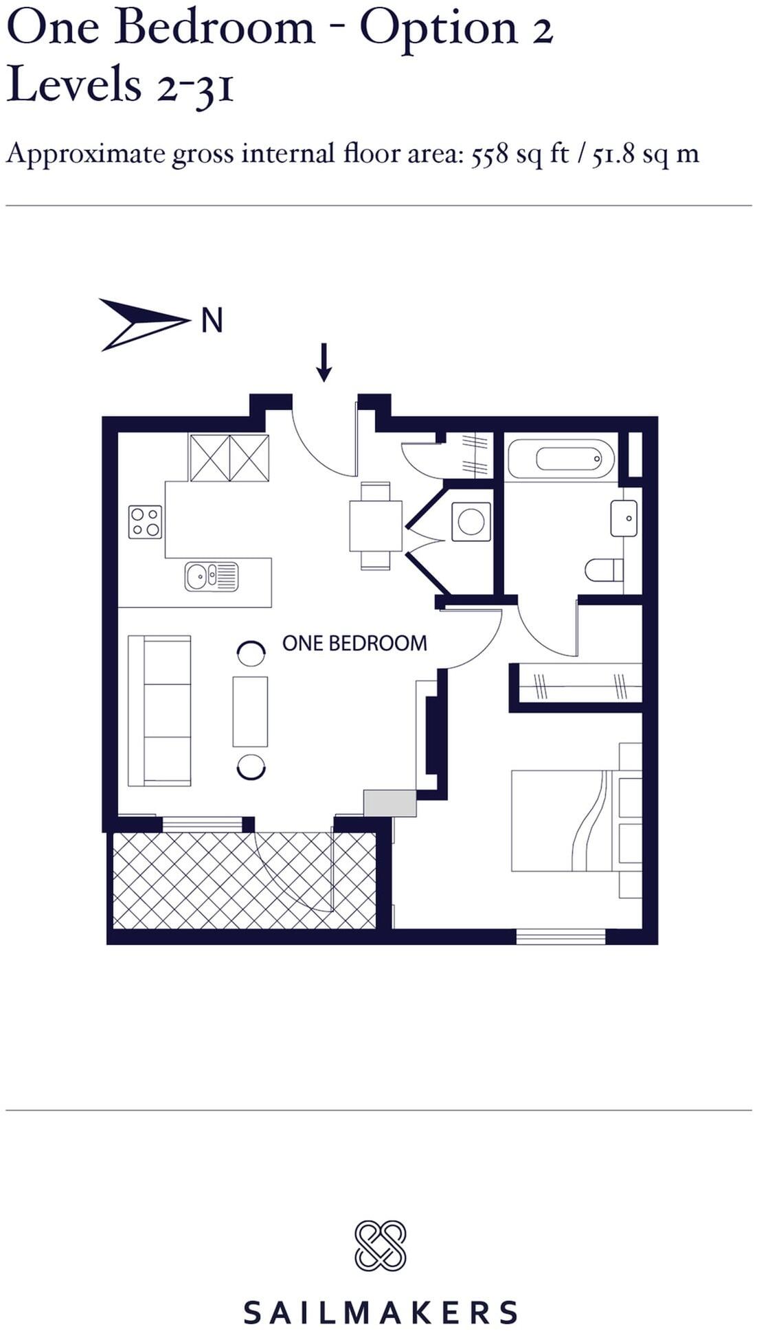 SIROCCO TOWER, 32 Harbour Way, London, E14 9ZP floorplan
