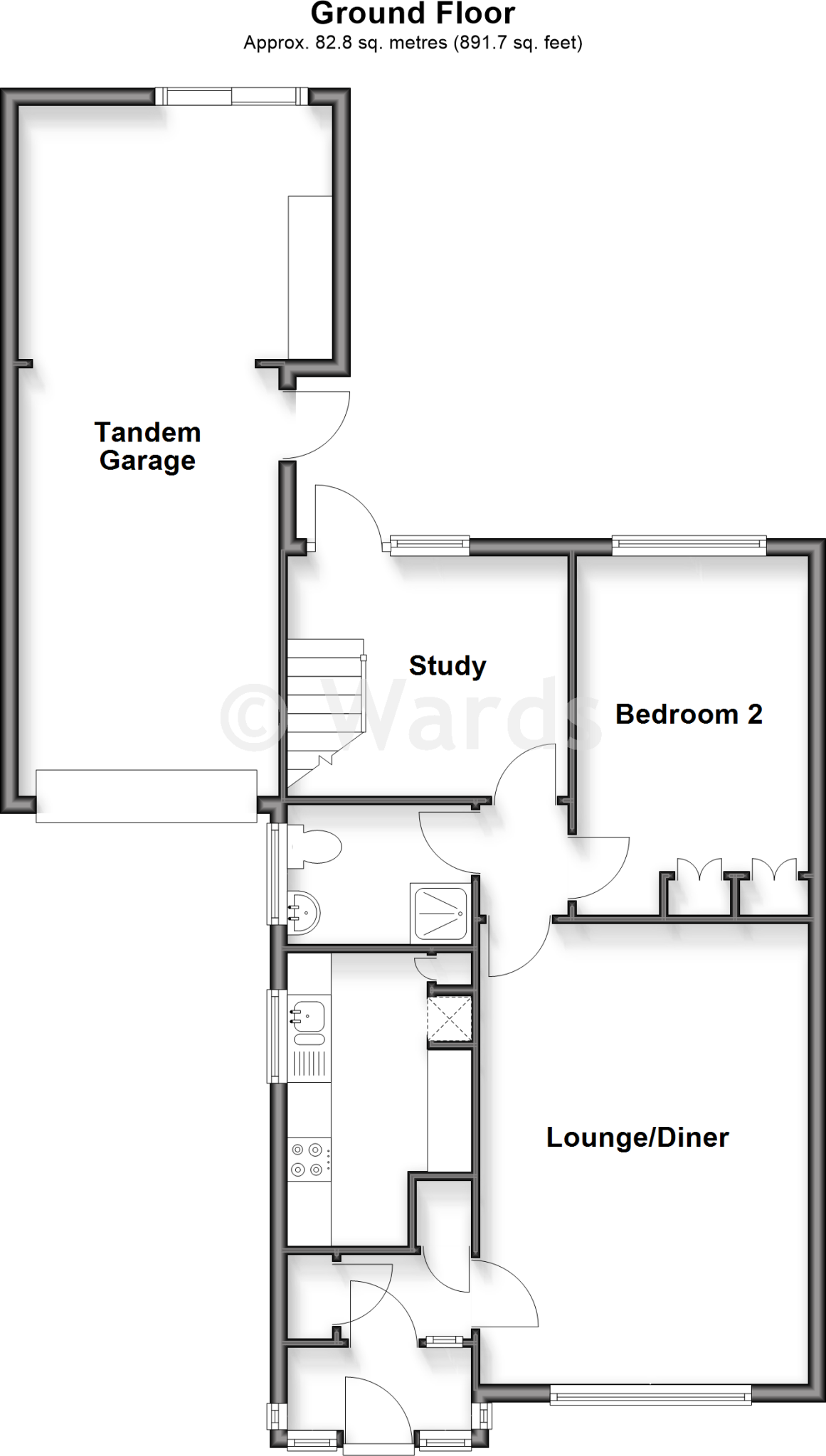 Hogben Close, Lyminge, Folkestone, Kent floorplan