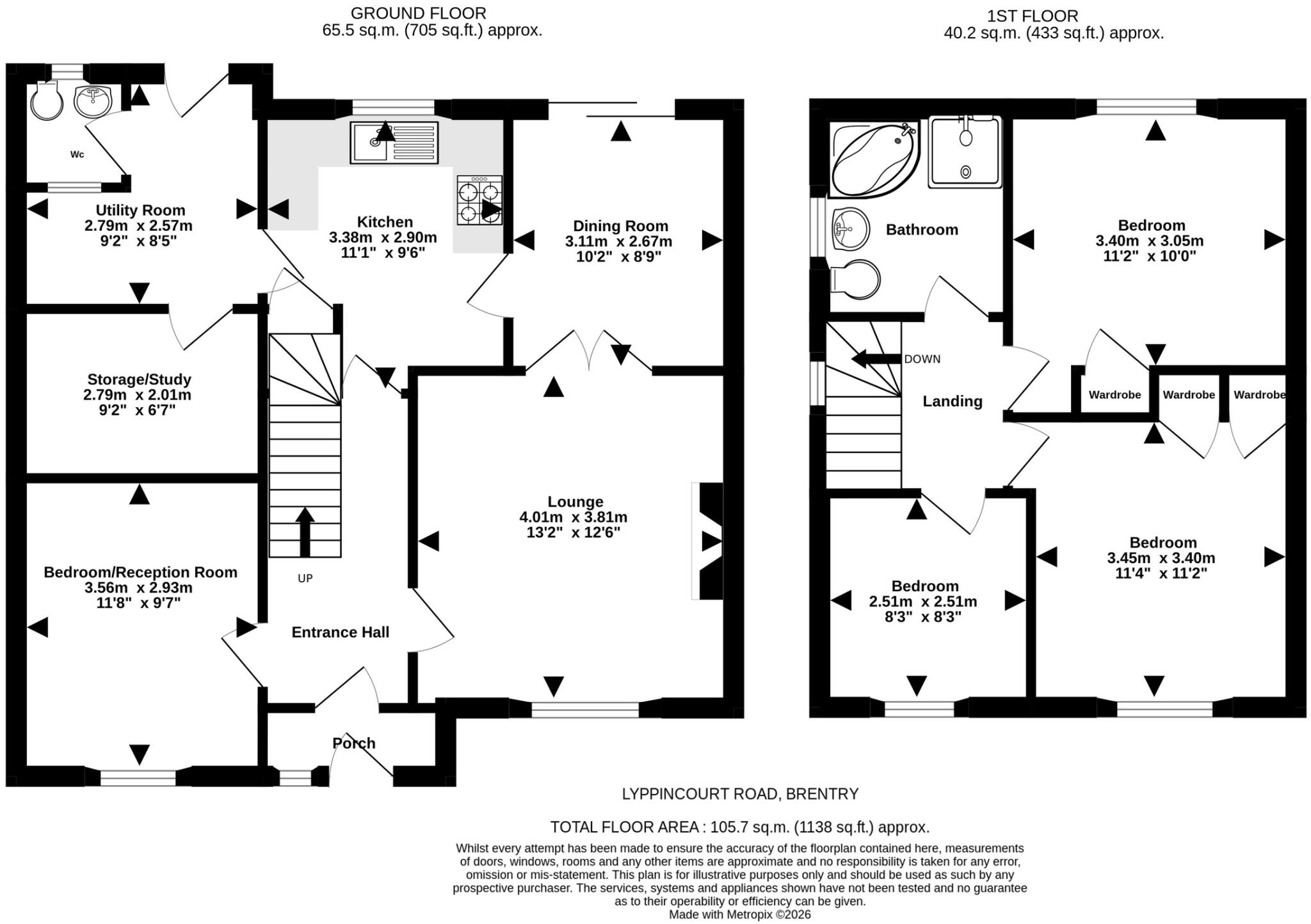 Lyppincourt Road, Brentry floorplan