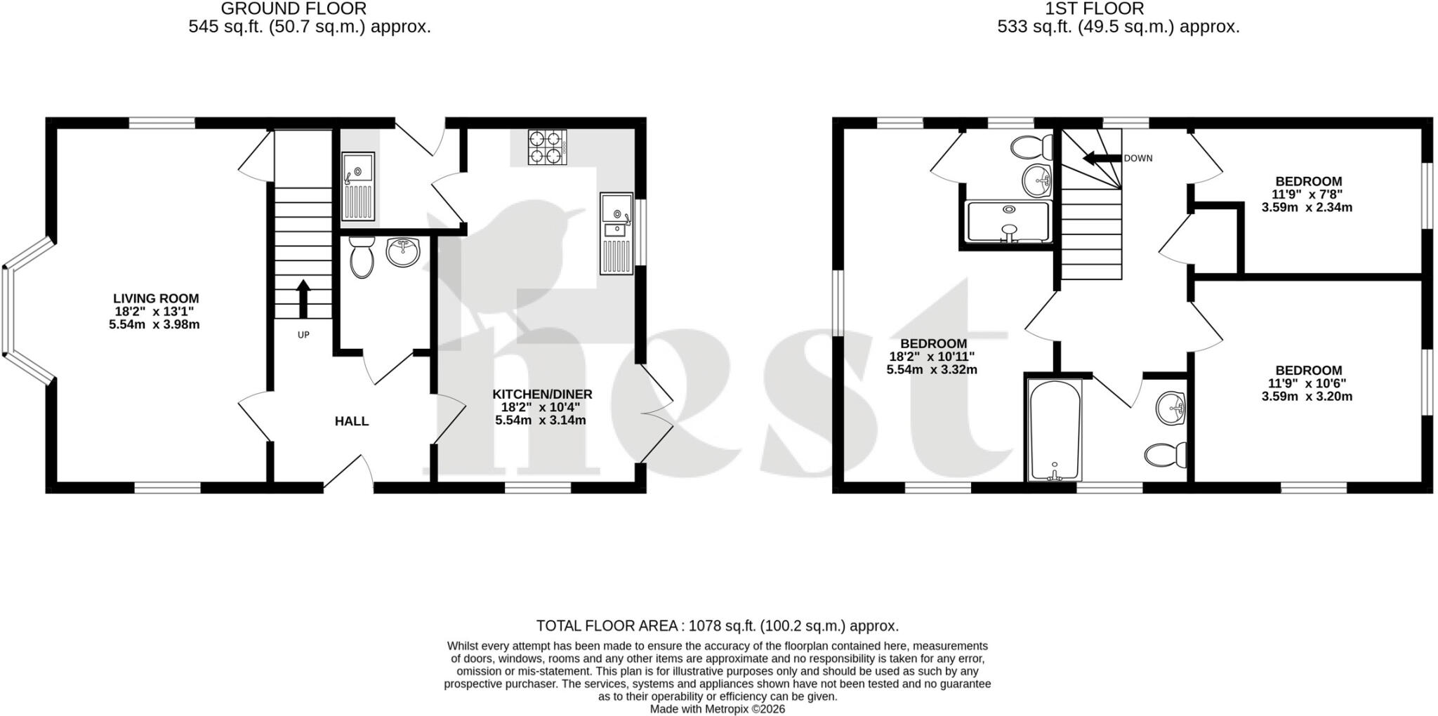 Ashmeads Close, Rumwell floorplan