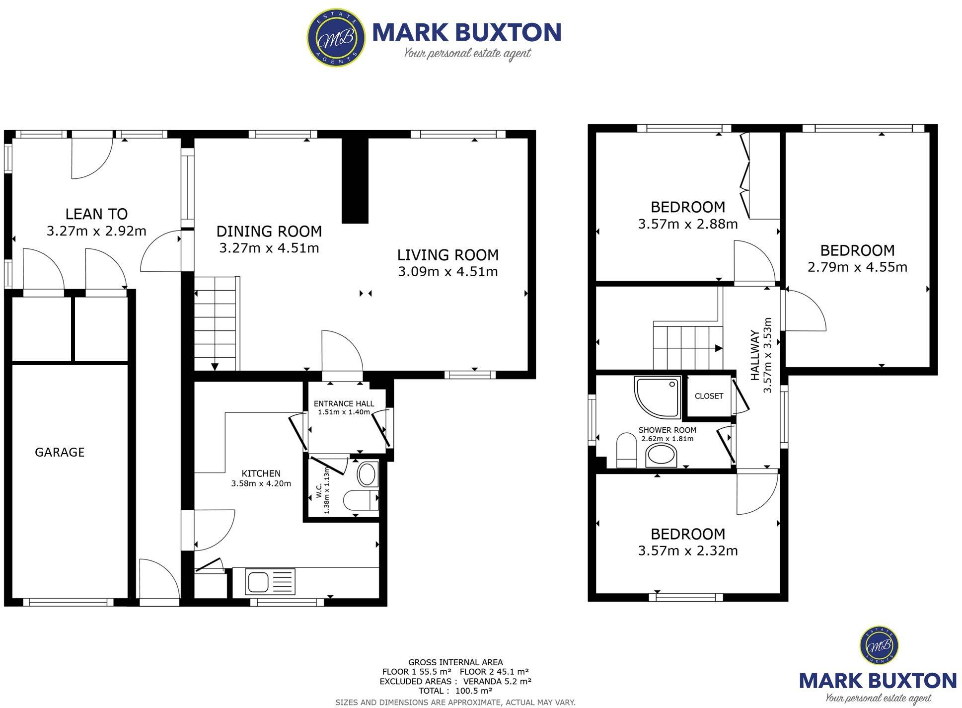 4, Turin Drive, Westlands, Newcastle Under Lyme. ST5 2QL floorplan