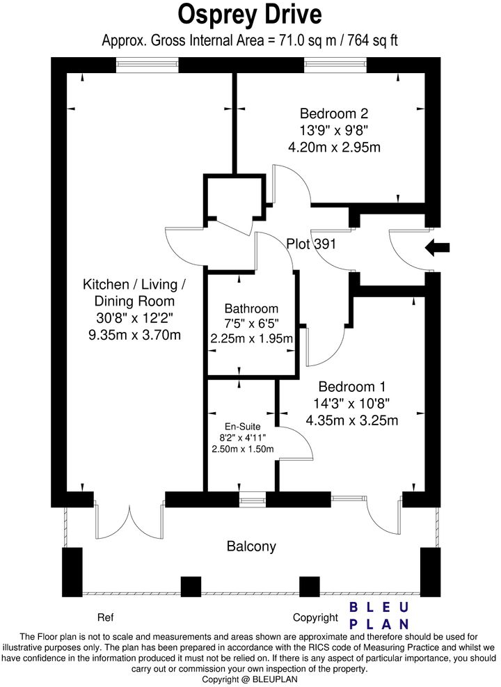 Osprey Drive, Trumpington, Cambridge, Cambridgeshire floorplan