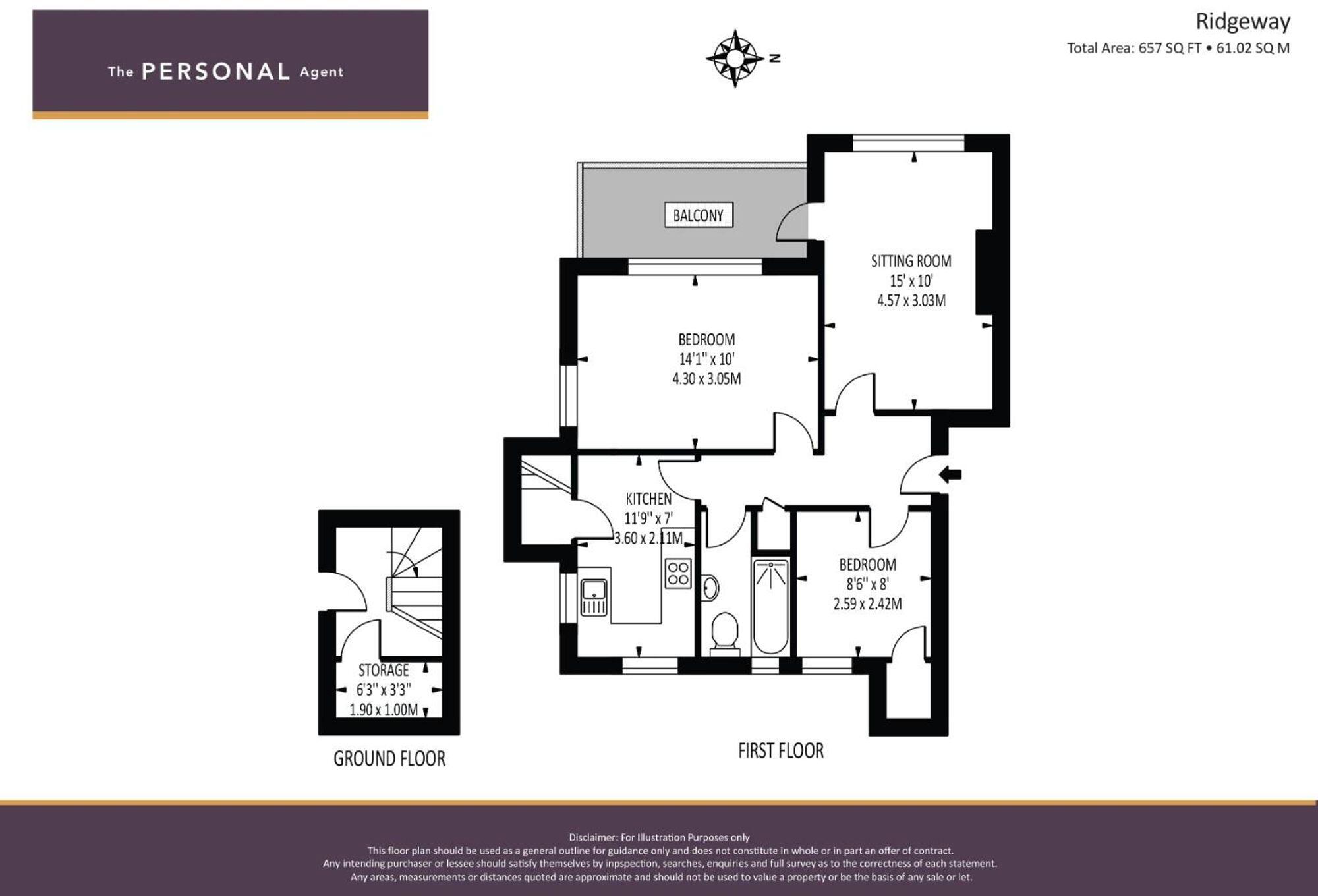 Ridgeway, Epsom, KT19 floorplan