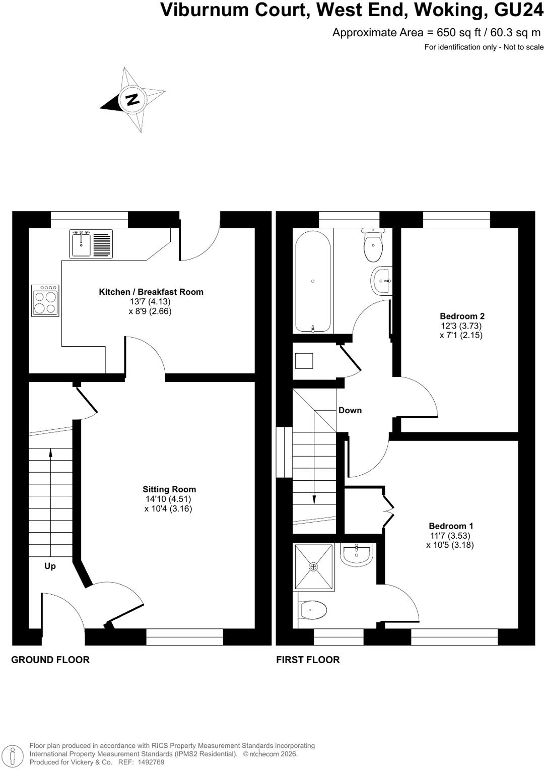 Viburnum Court, West End, Woking, Surrey, GU24 floorplan