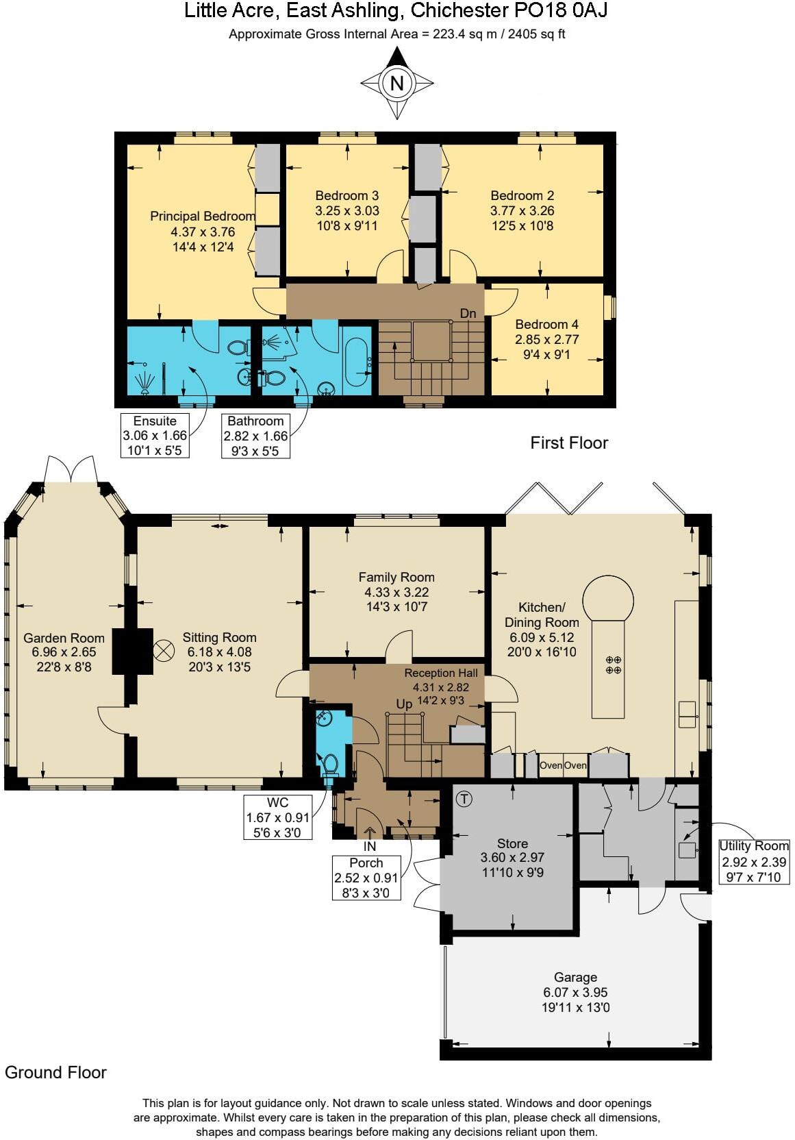 Little Acre, East Ashling, nr The South Downs floorplan