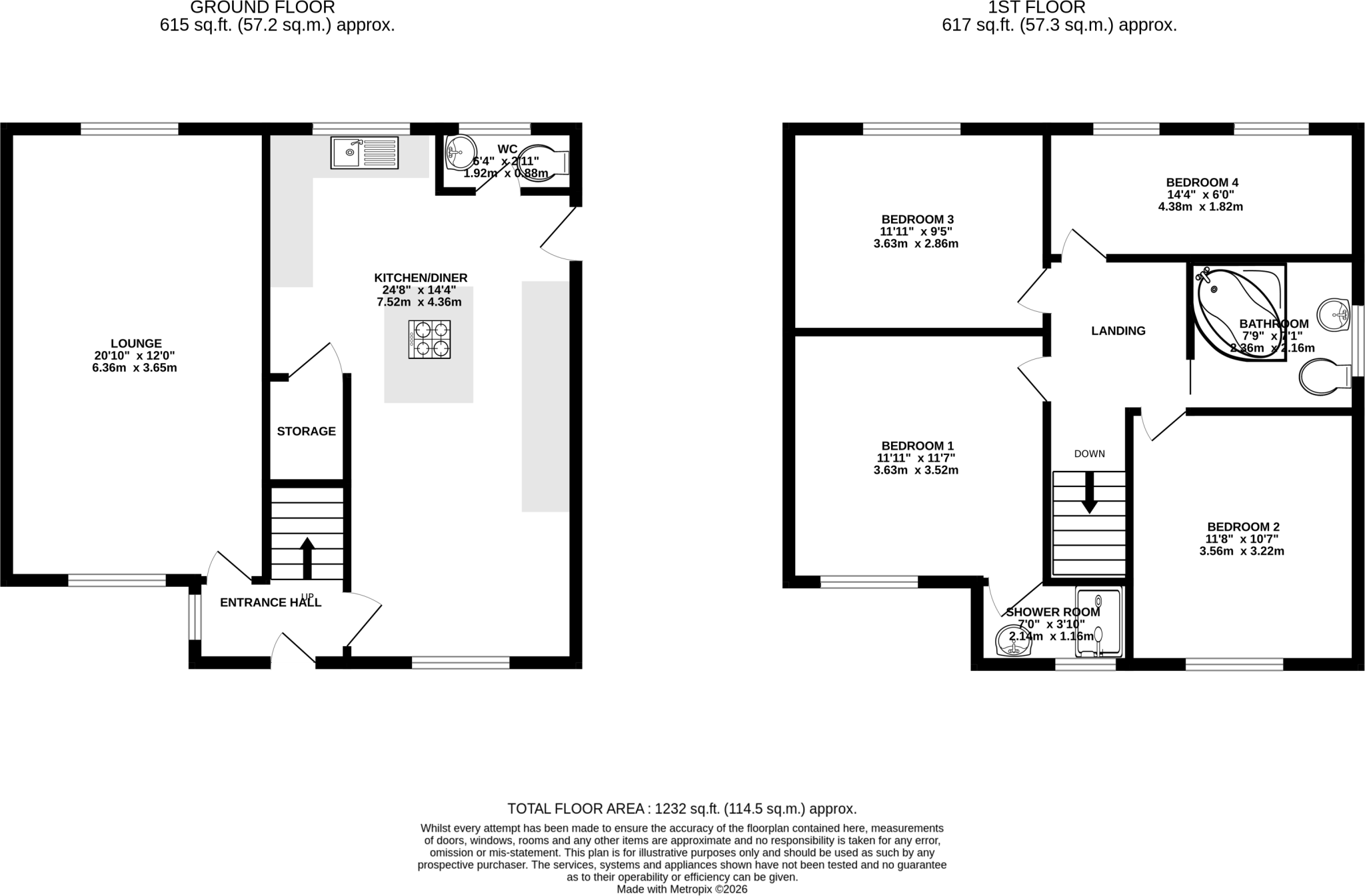 Dryden Avenue, Birdholme, Derbyshire floorplan