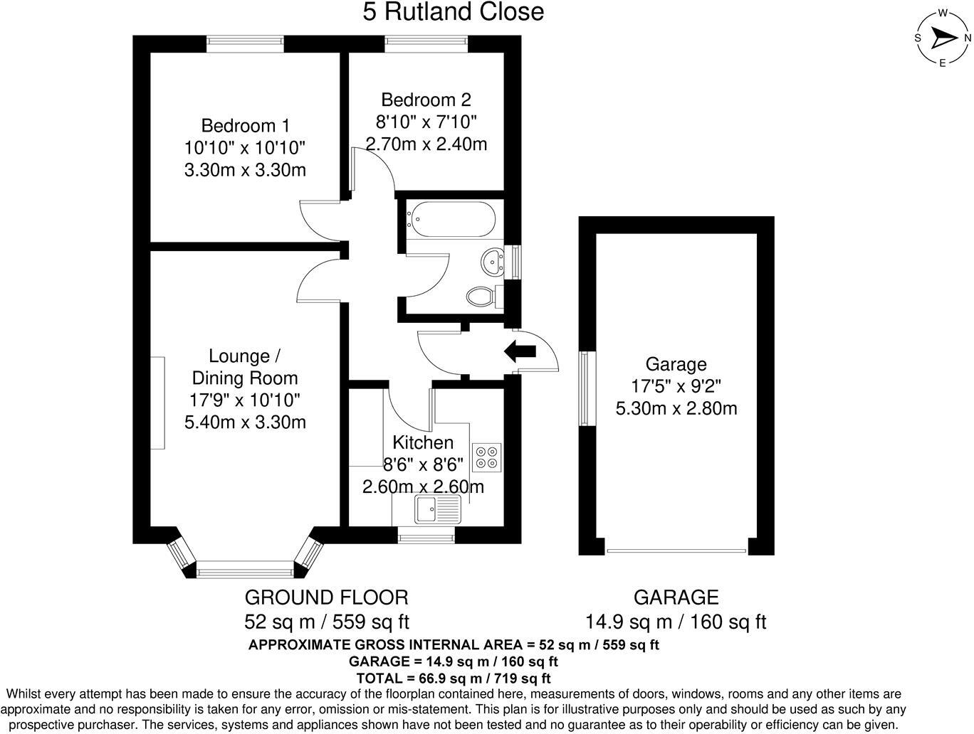 Rutland Close, Copmanthorpe, York floorplan