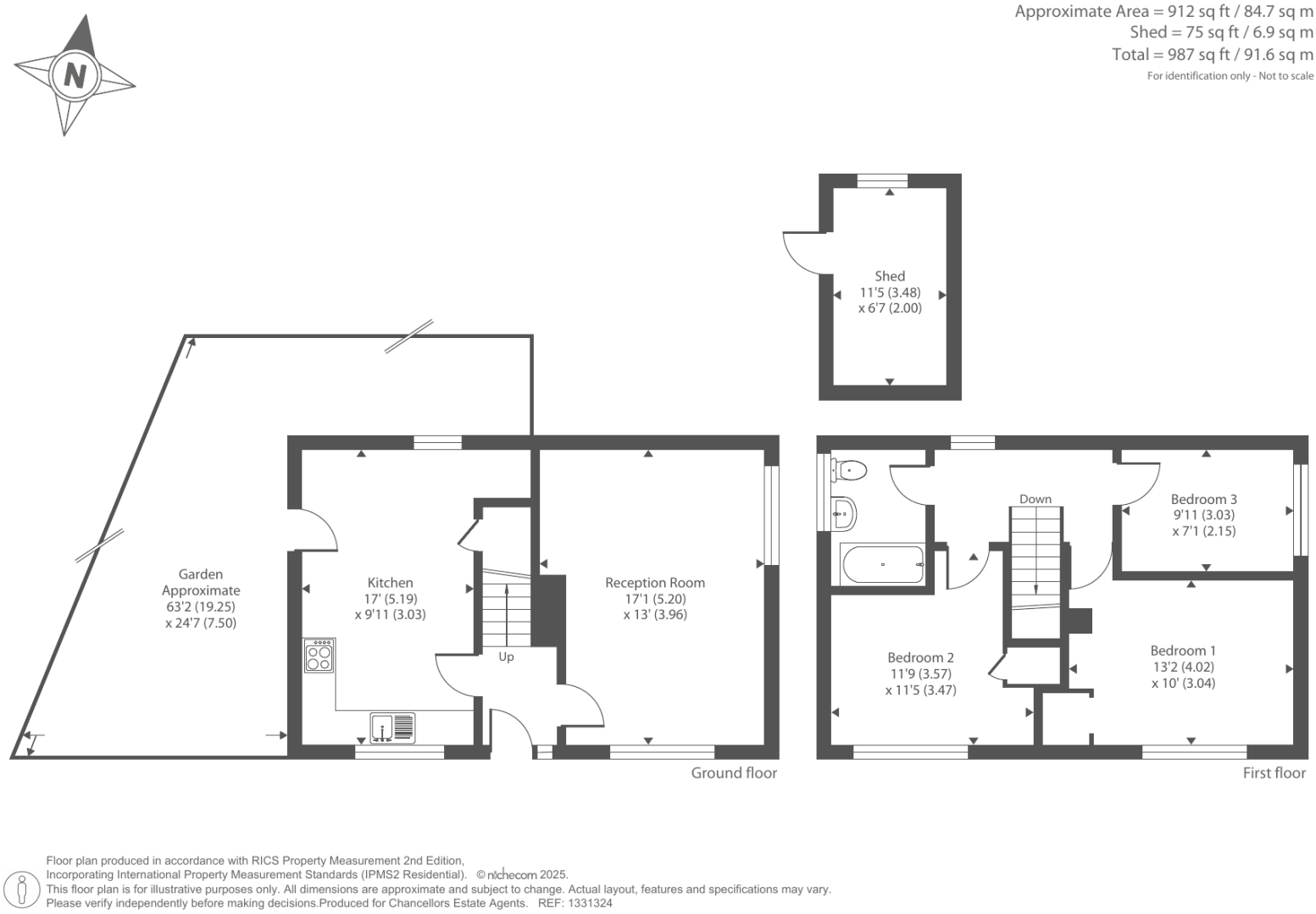 Dover Avenue, Banbury floorplan
