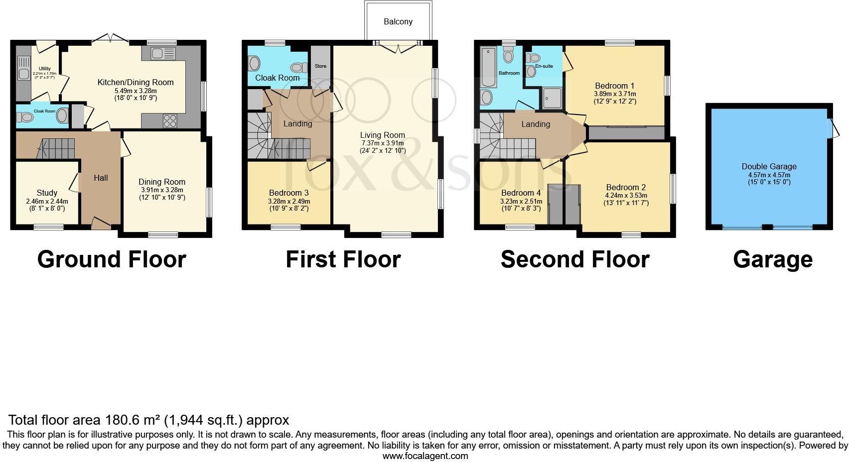 Solent Crescent, Hailsham floorplan