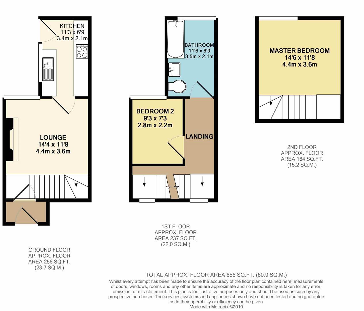 Thompsons Cottages, WITHERNSEA floorplan