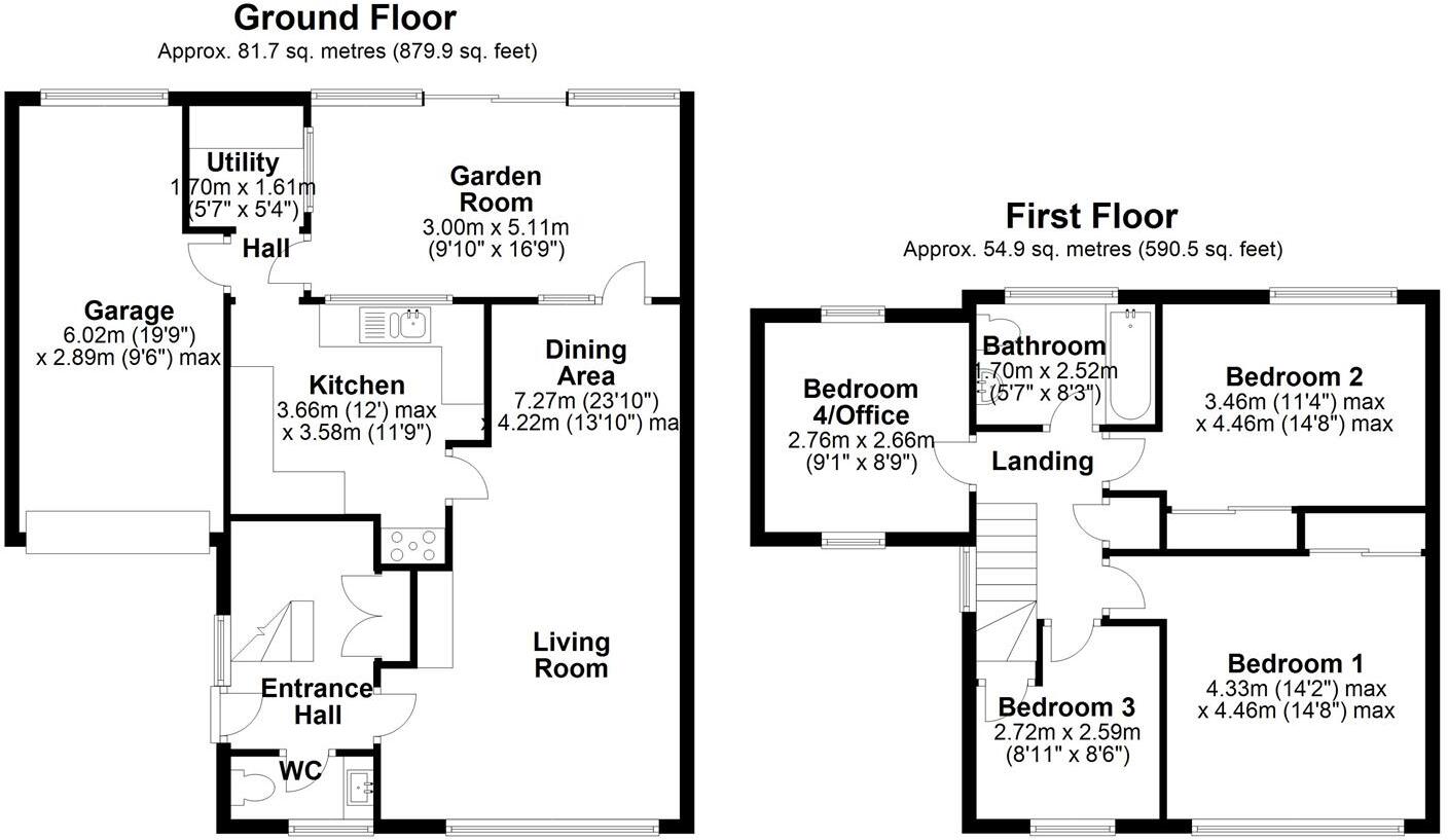 Baddiley Close, Ravensmoor, Cheshire floorplan